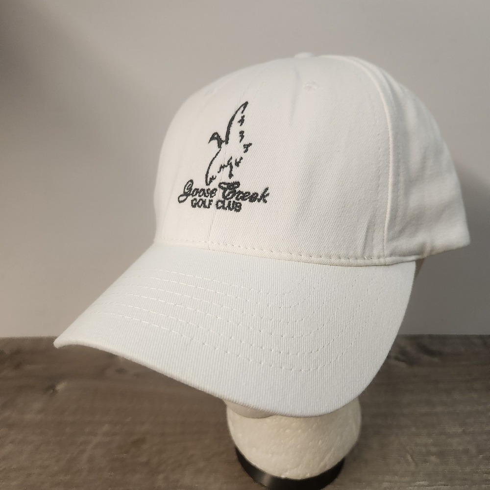 Goose Creek Golf Club Strapback Adjustable Baseball Hat Cap White One Size